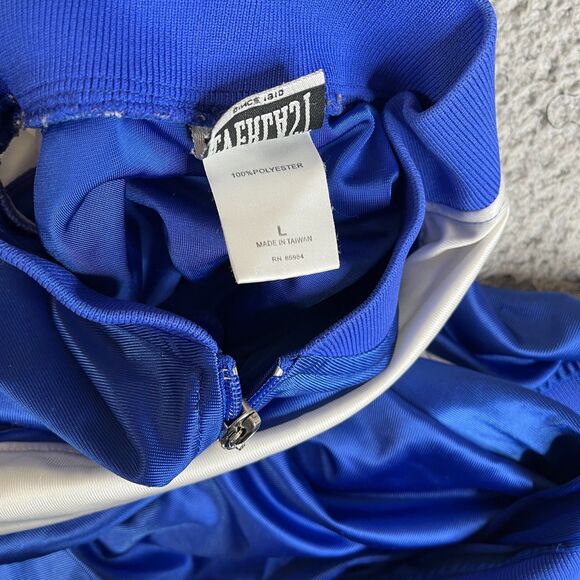 Everlast Boxing Track Jacket Mens Large Blue Full Zip Long Sleeve Pockets Y2K - Picture 15 of 15